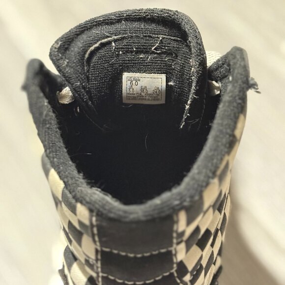 Checkered High Top Platform Vans - Picture 6 of 6